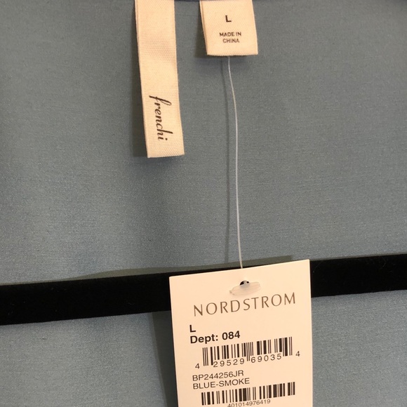 Nordstrom Frenchi “Blue Smoke” Sleeveless Blouse - Picture 3 of 5